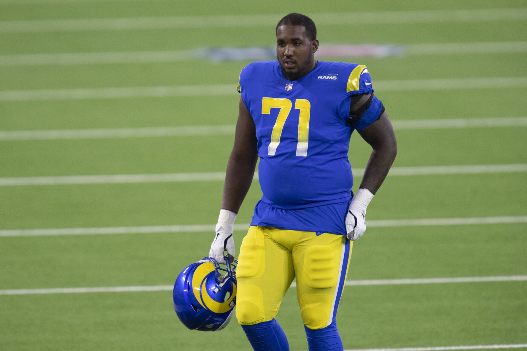 Los Angeles Rams OT Bobby Evans (OU)